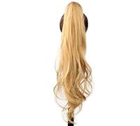 Premium Human Hair Ponytail Extension for Women, Extensiones de cola de caballo sintéticas y flexibles de 32 pulgadas for mujer, for uso diario,Perfect for Half-Up,Half-Down Styles & Daily Wear(#27)
