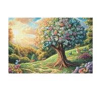Premium Kirschblütenbaum Obstwald Wilde Natur Puzzle 1000 Piezas para Adultos Estimulante Divertido Y Cautivador Ideal para Momentos Libres Y Hobby 1000 PCS（75x50cm）
