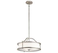 Premium Lámpara Colgante Corda 3-flmg Ø61cm Ajustable Lámpara Salón Blendarm
