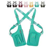 Premium Leather Adjustable Bag, Adjustable Anti-Theft Underarm Shoulder Bag for Men with Hidden Storage for Cel (Emerald Green)