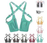 Premium Leather Adjustable Underarm Shoulder Bag, Adjustable Underarm Shoulder Bag, for Men & Wome Travel And Daily Use (Emerald Green)