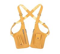 Premium Leather Adjustable Underarm Shoulder Bag for Men, Anti-Theft Invisible Underarm Bag, for Men, Women (Yellow)