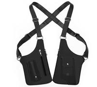 Premium Leather Adjustable Underarm Shoulder Bag for Men (Black)