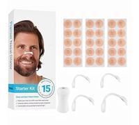 Premium Magnetic Nasal Straps,Anti-Snoring Nasal StrapsNasal Dilators for Men and Women,Breathing and Oxygenation, Anti-Snoring, 4 Nasal Pins, 1 Collector