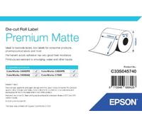 Premium Matte Label - Die-Cut Roll: 105mm x 210mm, 282 labels