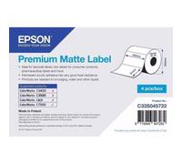 Premium Matte Label - Rollo troquelado 102 mm x 51 mm (2310 Etiquetas)