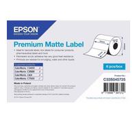 Premium Matte Label - Rollo troquelado 76 mm x 127 mm (960 Etiquetas)
