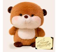 Premium Moments Peluche Hámster Mimoso Dia del Padre · Regalo Romántico con Peluche a Elegir + Tarjeta con Dedicatoria Personalizada · Detalle Original y Emocional para Sorprender