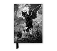 Premium Notizbuch DIN A5: Alchemie, Die neun Leben von Poe: Unser hochwertiges, liniertes Blankbook mit festem, künstlerisch geprägtem Einband und Magnetverschluss (Flame Tree Notebooks)