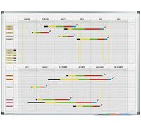 PREMIUM planificador Legamaster año en formato de medio año, para 66 personas, 120x90 cm