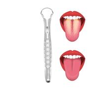 Premium Professional-Grade Stainless Steel Tongue Scraper - Clinical