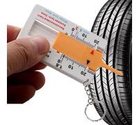 Premium Professional Tire Tread Depth Gauge - High-Precision Measurement Tool, Features High-Tensile -Resistant Stainless Steel Architecture For Durability | Precision-Calibrated Hig