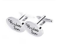 Premium Quality 1 par gemelos de hombre conjunto plata novias Son camisa Button Clip Studs Gemelos de trabajo joyas para hombre regalo presente conveniente diseño