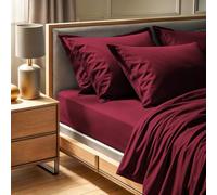 Premium Ranforce Double Fitted Sheet (140 x 190+30 cm) - 100% algodón, Cuenta de Hilos 155, Rosa polvorienta, Lavable a máquina a 30 °C, Suave y Duradera