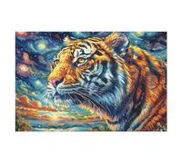 Premium Rey de la Selva Montaña Florida Vida Silvestre Salvaje Puzzle 1000 Piezas para Adultos Estimulante Divertido Y Cautivador Ideal para Momentos Libres Y Hobby 1000 PCS（75x50cm）
