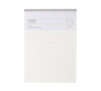 Premium Ruled Notepad Smooth Writing Lined Letter Paper for School Office Home 70g Paper 10.4x7.5in 20 Sheets