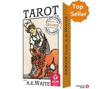 Premium Tarot of A.E.Waite - GB, englische Ausg.: 78 Tarotkarten - Deluxe Size