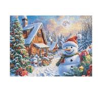 Premium Tractor Rojo Campo de Granja Rural Campo Salvaje Puzzle 500 Piezas para Adultos Estimulante Divertido Y Cautivador Ideal para Pasatiempos Y Hobbies 500 PCS（52×38cm）