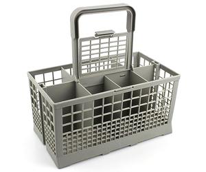 Premium Universal Lavavajillas Cesto Cubiertos Apto para AEG, Bosch, Bauknecht, Gorenje, Miele, Neff, Privileg, Siemens, Whirlpool, Zanussi | Dimensiones: 24 x 14 x 24,5 cm | Accesorios