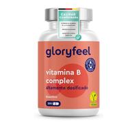 Premium Vitamina B Complex - Dosis extra alta (10 veces+) - Bioactiva con 500µg de B12 - Las 8 vitaminas B (B1, B2, B3, B5, B6, B7, B9, B12) - 200 cápsulas veganas (7 meses)
