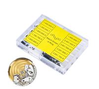 Premium Watch Miniature Rubber Washers - Compact 10-Grid Assortment Box For Professional Horology | Durable Dustproof Waterproofing Seal Replacements For Watchmakers