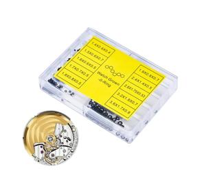 Premium Watch Miniature Rubber Washers - Compact 10-Grid Assortment Box For Professional Horology | Durable Dustproof Waterproofing Seal Replacements For Watchmakers