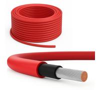 Premium X Cable solar 10 m 6 mm² H1Z2Z2-K 1500 V CC rojo cobre estañado fotovoltailk PV cable solar cable de conexión solar cable de conexión solar