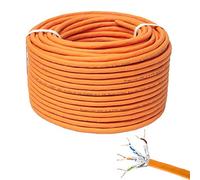 Premium X CAT 7 Cable de red 100 m Cable LAN Simplex Cable de cobre Ethernet Cable de instalación S/FTP PiMF PoE Eca Kat7 para instalación sin esfuerzo