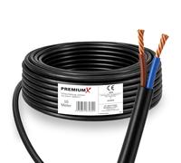 Premium X Manguera H05VV-F 2 × 1,5 mm² - Cable de conexión flexible de PVC para conexiones eléctricas en interiores - 10 metros