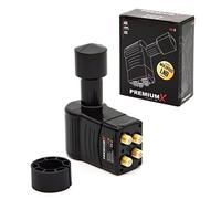 Premium X Rocket Quattro LNB PXR-Q para satélite Multiconmutador 3° Multifeed Slim HDTV LNC HD FULLHD 3D 4K UltraHD UHD Sky