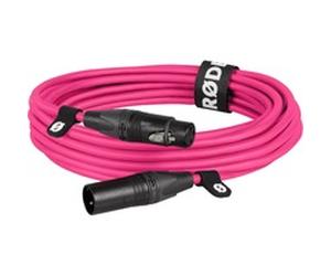 Premium XLR-Kabel XLR6M-P pink, Cable rosa neón