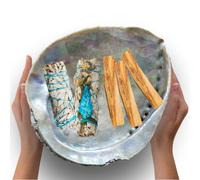 Premium XXL Energy Ritual Box I concha de abulón muy grande, salvia blanca, salvia para ahumar I Palo Santo I Juego de incienso I Paquete de incienso