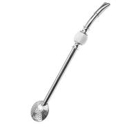 Premium Yerba Mate Straws Stainless Steel Straws Reusable Yerba Mate Straw with Colorful Beads Removable Filter