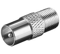 PremiumCord - Adaptador de Conector F Hembra a IEC Macho