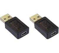 PremiumCord Adaptador USB A a Mini USB Macho a Hembra, M/F, Kur-10 (Paquete de 2)