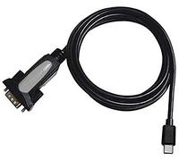 PremiumCord Adaptador USB-C a RS232 (USB C 3.1 macho a RS232, USB 3.1 SuperSpeed, 1,8 m)
