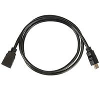 PremiumCord Cable Alargador HDMI 4K High Speed 1 m, Vídeo 4K 2160P, Full HD 1080p, Deep Color, 3D, ARC, HDR, Dolby TrueHD, 10,2Gbps, Conectores Dorados, Negro