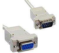 PremiumCord Cable alargador Serie Desmontable Canon de 9 Pines, Macho a Hembra, 2 m