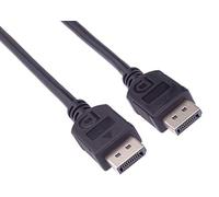 PremiumCord Cable de Conexión Displayport M/M 0,5 m, Enchufe a Enchufe, 10,8Gbps, Vídeo hasta 4K@30Hz, 2560X1600, 2K@60Hz, Full HD 1080p, HDCP 2.2, Negro