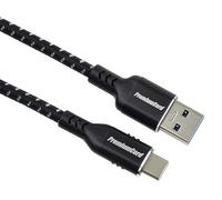 PremiumCord Cable de Conexión USB 3.2 Gen 1, Cable de Datos Superspeed Hasta 5Gbit/s, Cable de Carga Hasta 3A, Potencia 60W, PD 3.0 / QC 4.0, USB A Macho a USB C Macho, Color Negro, Longitud 1m