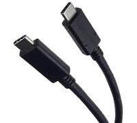PremiumCord Cable de Conexión USB-C 3.2 Gen 1, Cable de Datos Superspeed hasta 5Gbit/s, Cable de Carga hasta 2A, Potencia 40W, Clavija USB 3.2 Generación 1 Tipo C, Color Negro, Longitud 0,5m