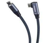 PremiumCord Cable de Conexión USB-C 3.2 Gen 2x2, Cable de Datos Superspeed Hasta 20Gbit/s, Cable de Carga Hasta 5A, Potencia 100W, Soporta PD3.0 / QC4.0, USB 3.2 Generation 2x2, Negro, Longitud 3m