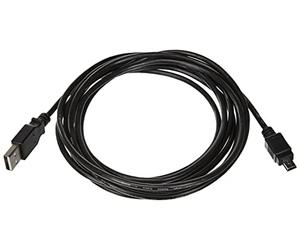PremiumCord Cable de Conexión USB - Mini USB 3m, USB A Macho a Mini B Macho, Cable de Datos USB 2.0 de Alta Velocidad 480Mbit/s, 5 Pines, 2X Blindados, AWG28, Color Negro, 3m