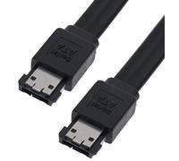 PremiumCord Cable eSATA-eSATA, 1,5 m, apantallado, Color Negro