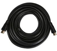 PremiumCord Cable HDMI 4K de Alta Velocidad M/M, 10,2Gbps con Ethernet, Compatible con Vídeo 4K@30Hz, Full HD 1080p, Deep Color, 3D, ARC, HDR, Dolby TrueHD, Conectores Chapados en Oro, Negro, 10 m