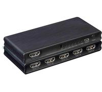 PremiumCord Conmutador 4K HDMI 5:1 con Control Remoto, UHD 4K 2160p 60Hz, Full HD 1080p, 3D, HDCP 2.2, ARC, Alimentación 5V/1A, Plástico, Negro