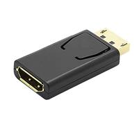PremiumCord DisplayPort a HDMI Adaptador Reductor Full HD 1080p DisplayPort 1.1a HDMI 1.3 Conectores chapados en Oro Color Negro