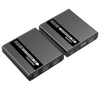 PremiumCord Extensor HDMI hasta 70 m a través de Cable de conexión Cat6/Cat6A/Cat7, Carcasa de Metal, Compatible con Full HD 1080p 60 Hz