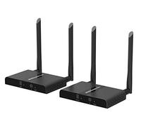 PremiumCord Extensor inalámbrico HDMI de 100 m, Banda de 5,8 GHz, Permite la conexión de Matriz de 2 transmisores y 2 receptores, resolución de vídeo Full HD 1080p, khext50-9