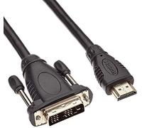 PremiumCord High Speed Cable HDMI A a DVI-D M/M, 4,95 Gbit/s, Compatible con Full HD 1080p, Deep Color, HDCP, HDR, Conectores Chapados en Oro, Negro, 2 m
